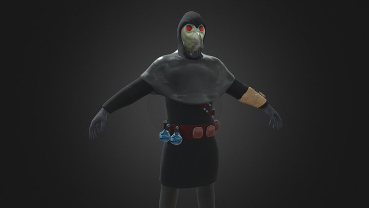 Plague doctor 3D Model