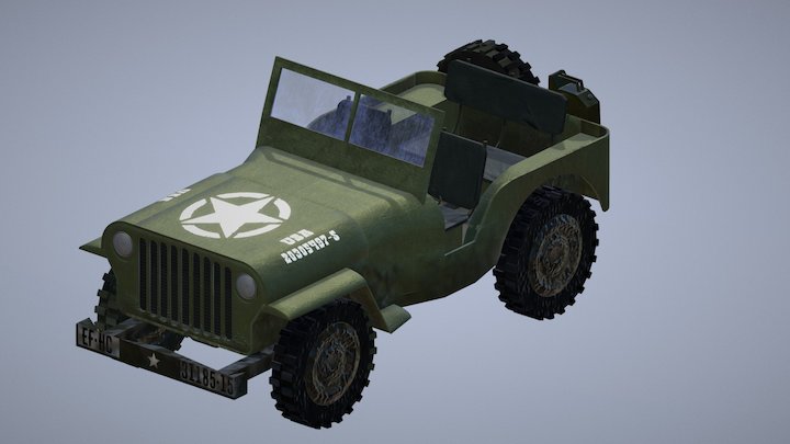 Jeep Willys 3D Model