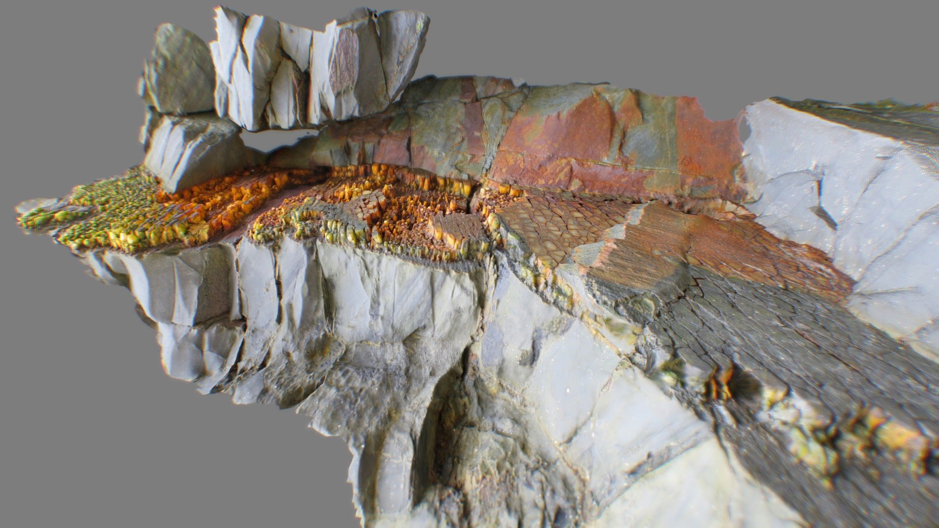 Rock quartz formations — Sketchfab embed 3D viewer