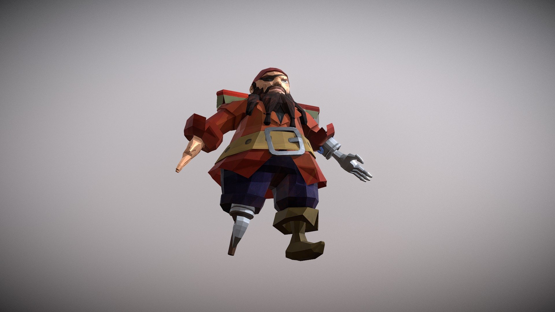 Pirate Model Test - 3D model by Sozin (@tandre92) [50fce72] - Sketchfab