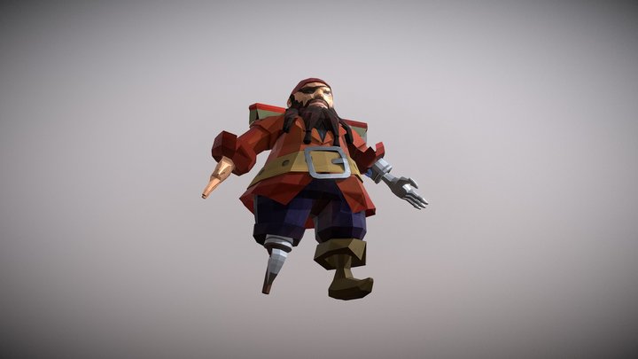 Pirate Model Test 3D Model
