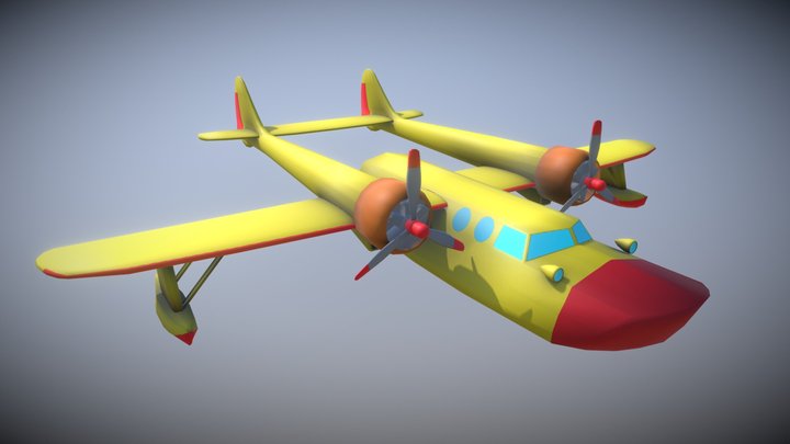 Conwing L-16 / Sea Duck / Tale Spin 3D Model