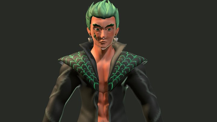 Wipoo Sakron King of Ocean 3D Model
