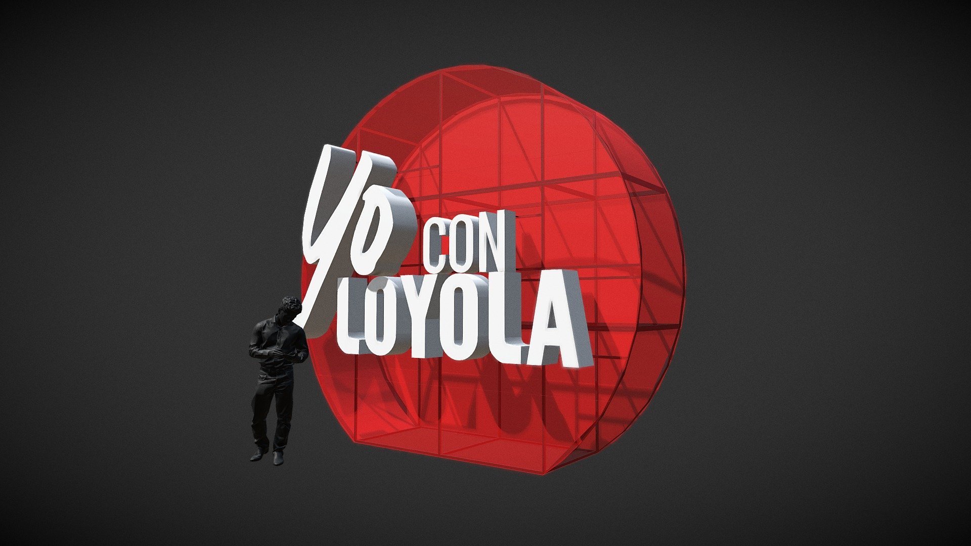 Billboard with 3D Letters - 3D model by DavidNorris ...