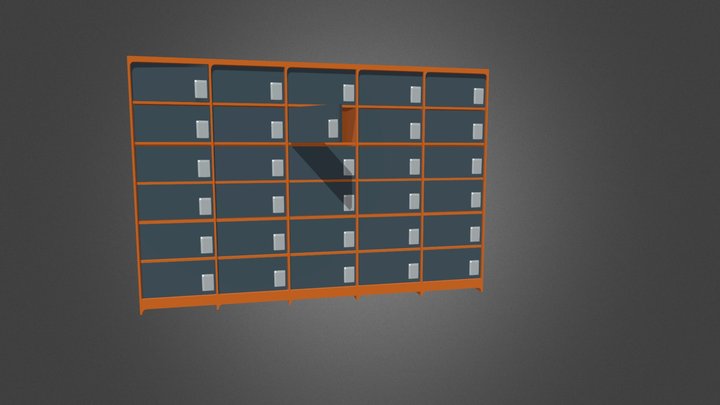 Updated Locker Animation 3D Model