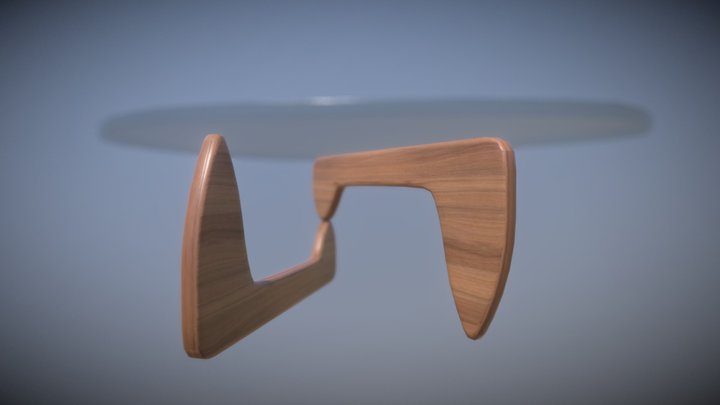 Game Assets : Noguchi coffee table 3D Model
