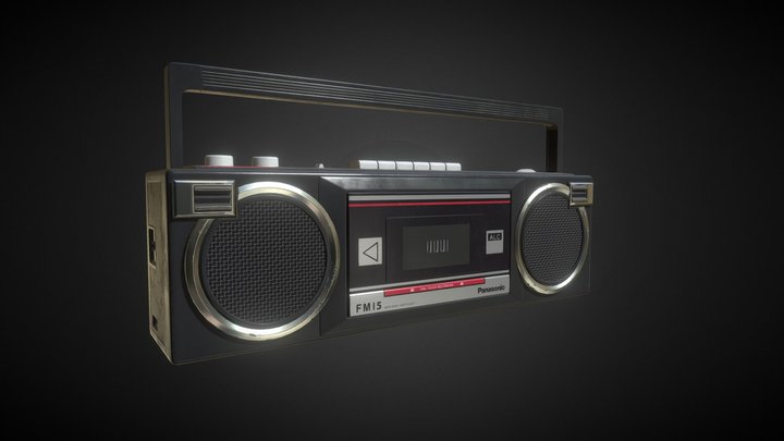 Boombox 3D Model