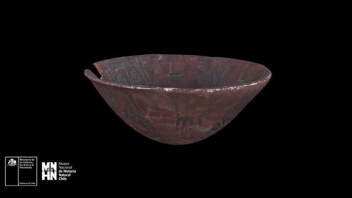 Puco Copiapó negro sobre rojo – Free 3D Model STL