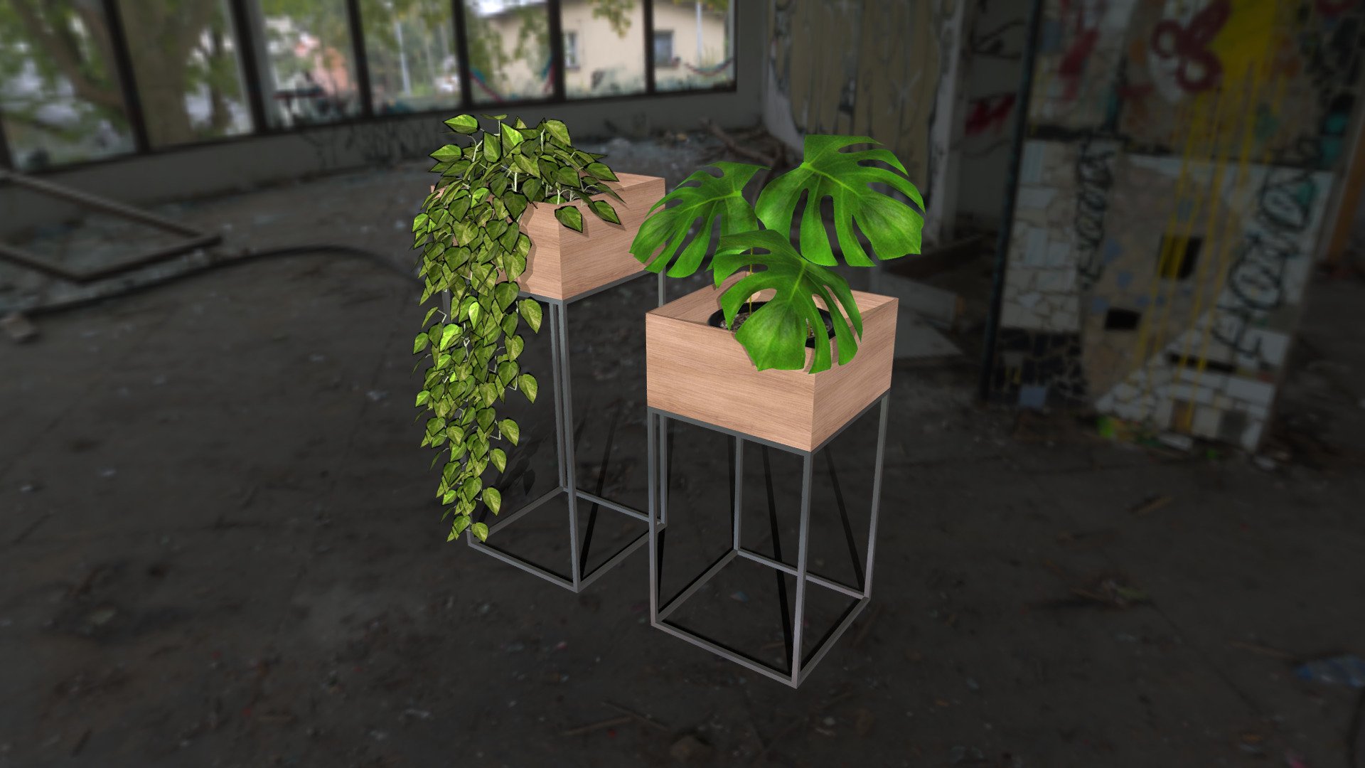 Vegitation - Plants Pots