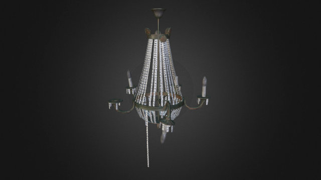 Luxury Chandelier 3D Model