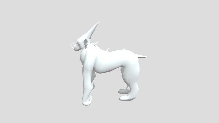 Cave Dragon - Smooth 3D Model