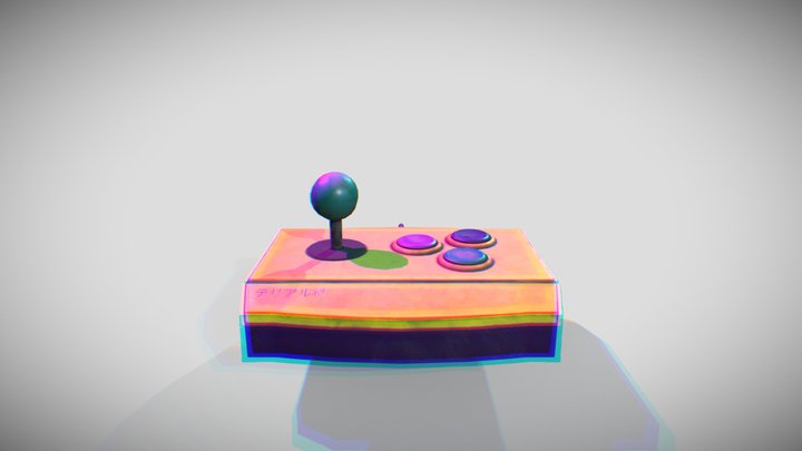 AAC202 Arcade Joystick Assessment 2 3D Model