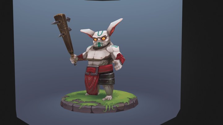 Battle Gremlin 3D Model