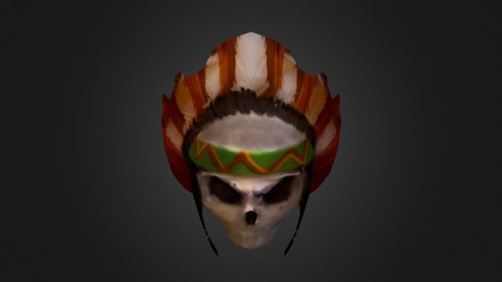 Necro Skull 3D Model