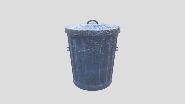 Trash Can PBR 3D Model