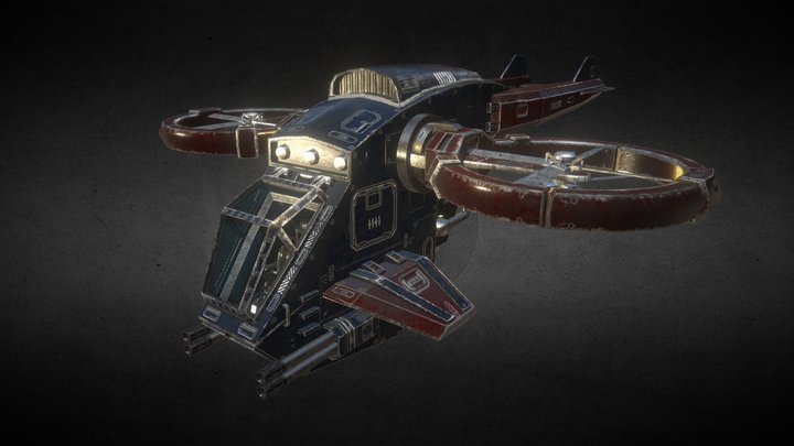 L.S.S. 304 "Crimson Wings" 3D Model