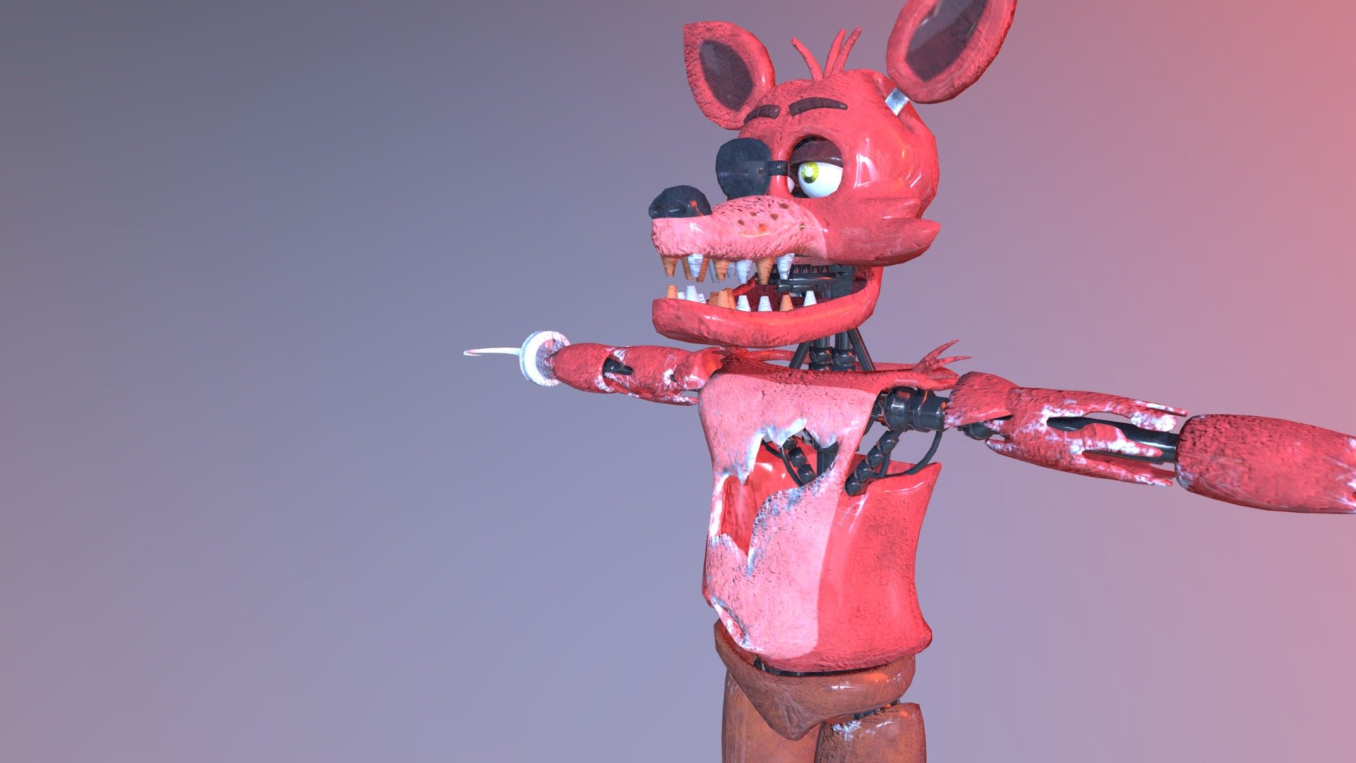 Foxy Download Free 3d Model By 🤎 Fℝεdᗪ𝐘 𝒻𝓪zⒷᵉ𝐀ⓡ 🤎 Fazbearcool