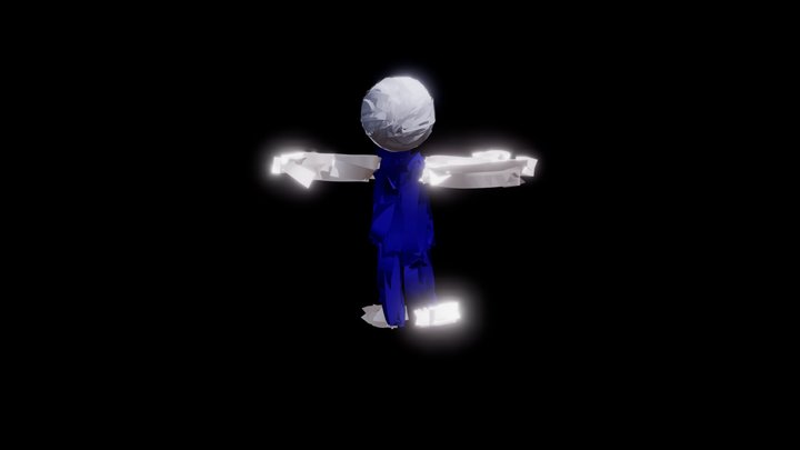 Samba Dancing Figure 3D Model