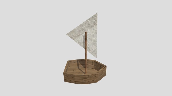 Łódka 3D Model