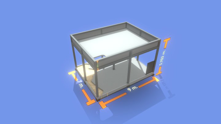 Reconstructor-blue print-Shop 3D Model