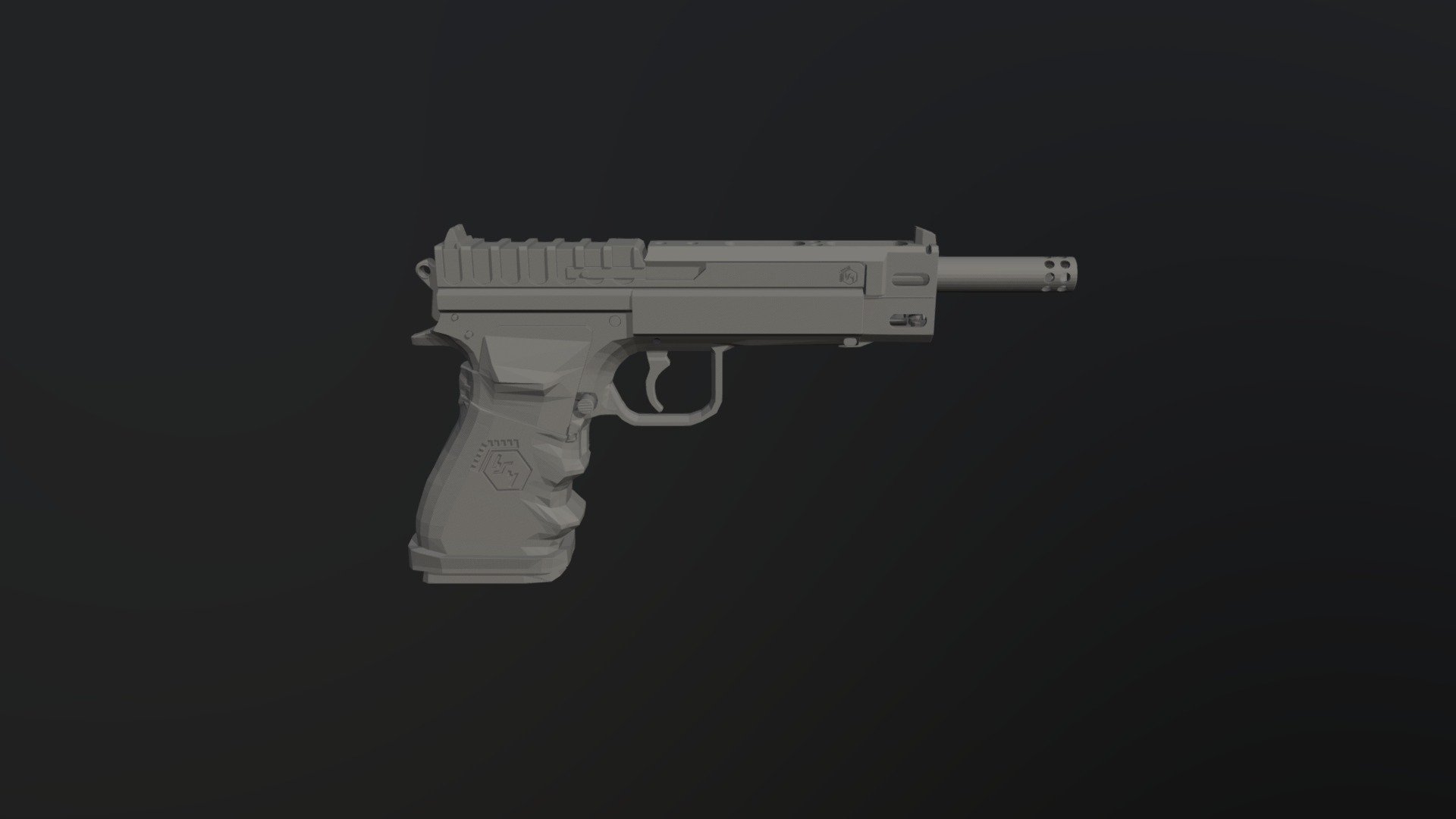 [Prototype Cosplay Gun] Pt-224sx - 3D model by halbschatten [5108d79 ...