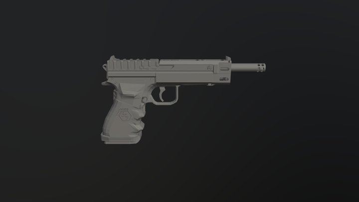 [Prototype Cosplay Gun] Pt-224sx 3D Model