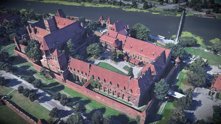 Castle of the Teutonic Order in Malbork, Poland – Modello 3D gratuito STL