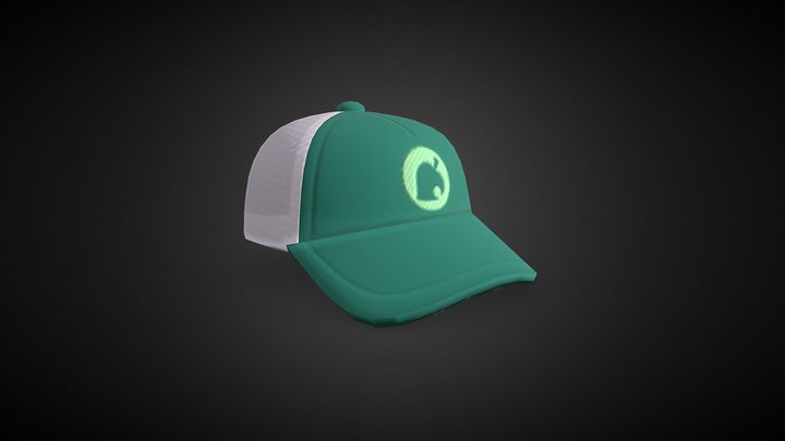 Animal Crossing New Horizons Nook Inc. Cap 3D Model