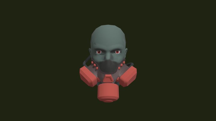 3D_Selfportrait_and_the_sculpted_zombie 3D Model