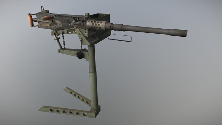 Browning m2 3D Model
