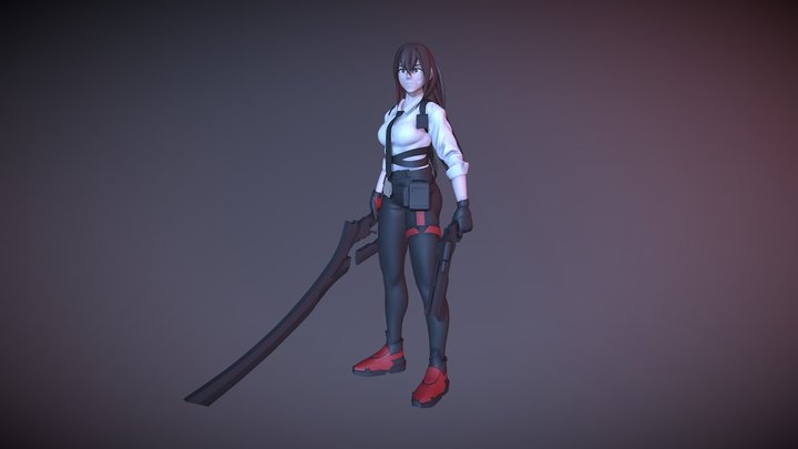 DHK - 001 Character WIP 3D Model