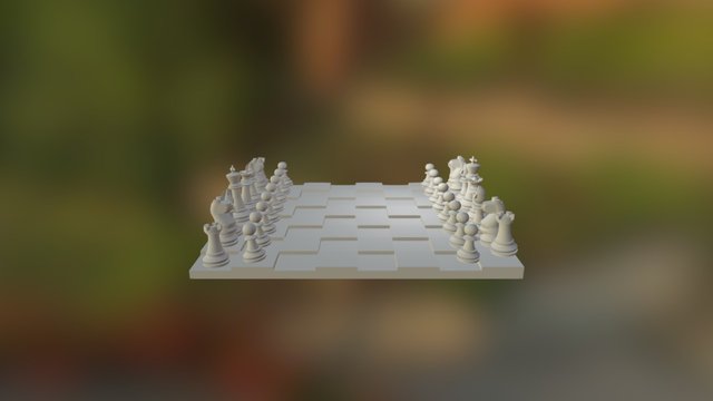 ajedrez 3D Model