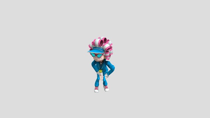 Snake Hip Hop Dance 3D Model