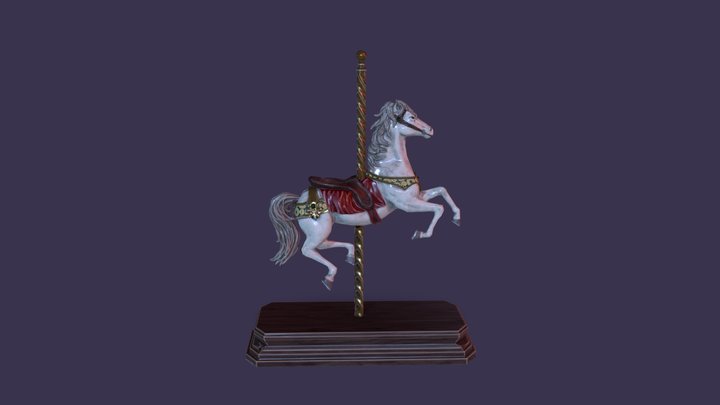 Caorusel Horse 3D Model