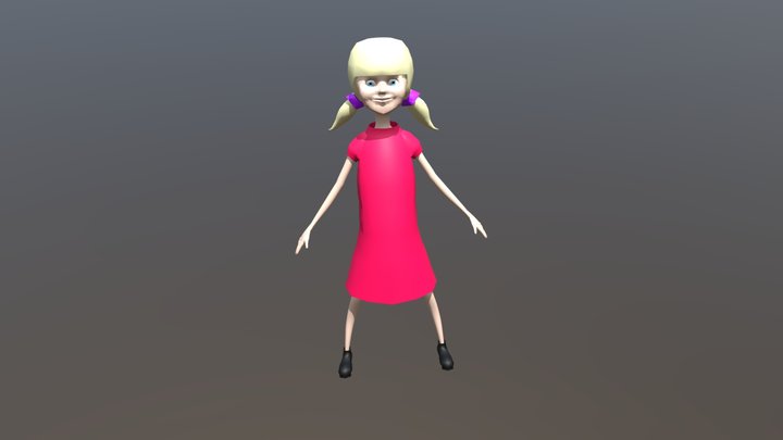 Jente01 3D Model