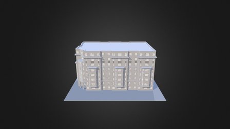 Exterior №4 LowPoly 3D Model