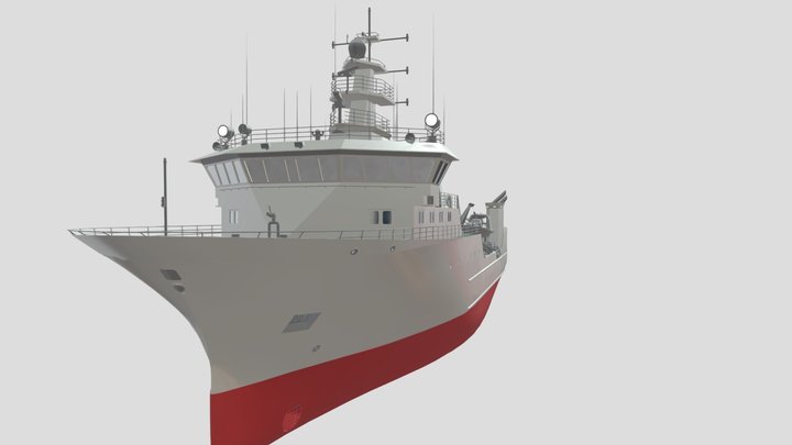Trawler 3D Model