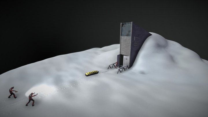 Svalbard Seed Vault 3D Model