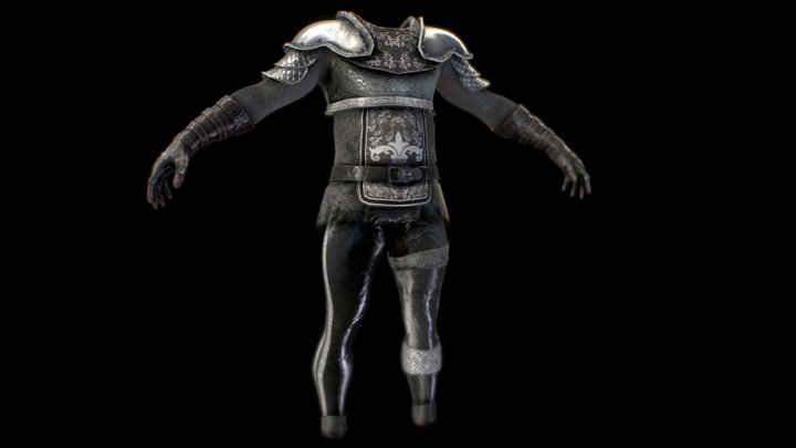Free Male Armor - 3 - Game Ready – Modello 3D gratuito STL