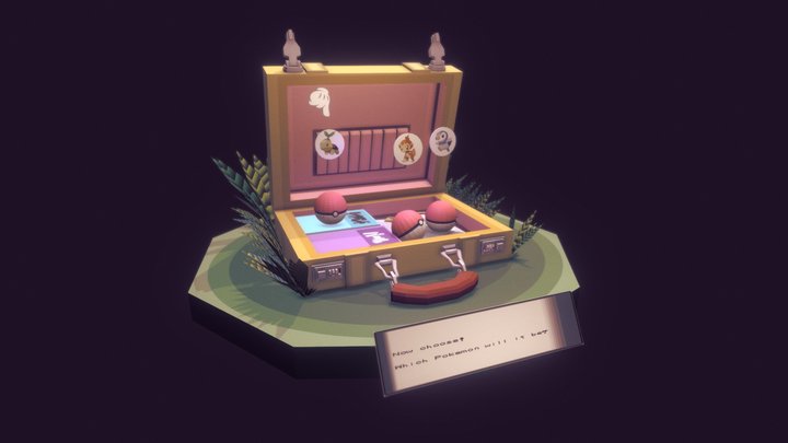 Time to Choose a starter! 3D Model
