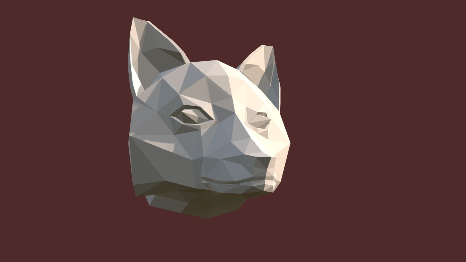 Low Poly Fox Head - Buy Royalty Free 3D model by Matias.Pereyra ...