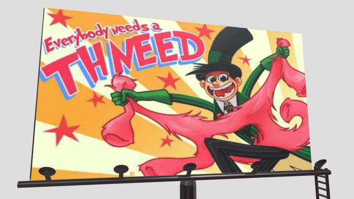 billboard 3D Model