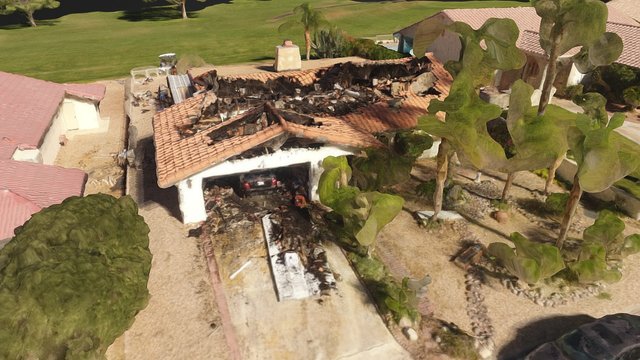 House Fire 3D Model