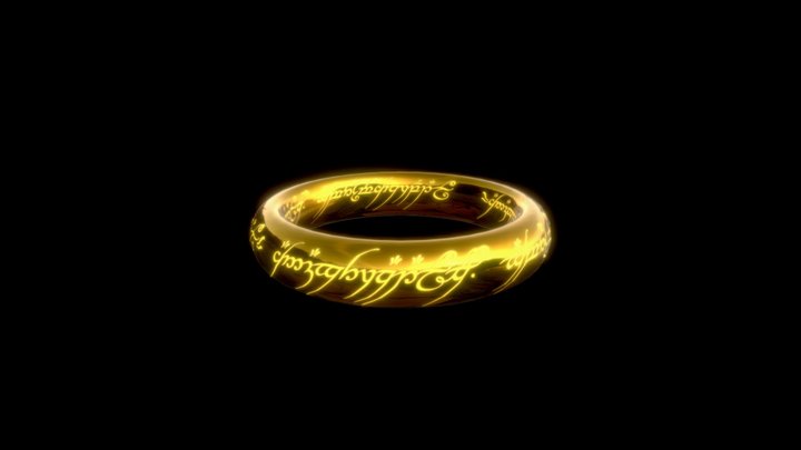 Ring "The Lord of the Rings" 3D Model