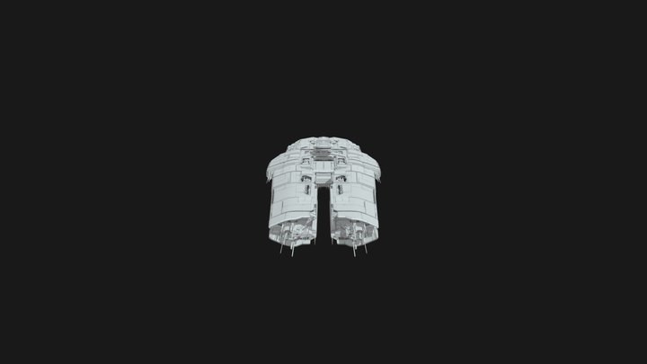 X4 Foundations - Argon Titan Battleship 3D Model