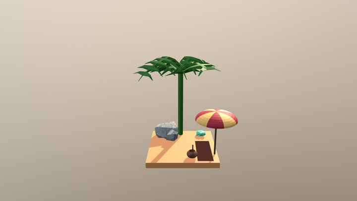 Beach wip2 3D Model