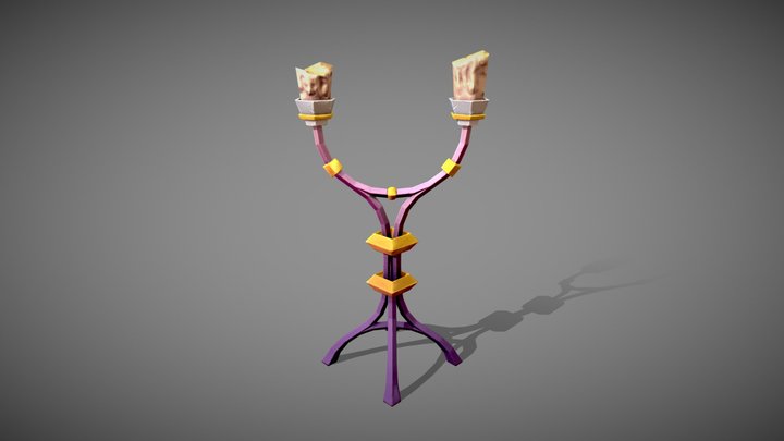 Candle Holder 3D Model