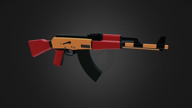 OGAT - AK47 "Cinder" 3D Model