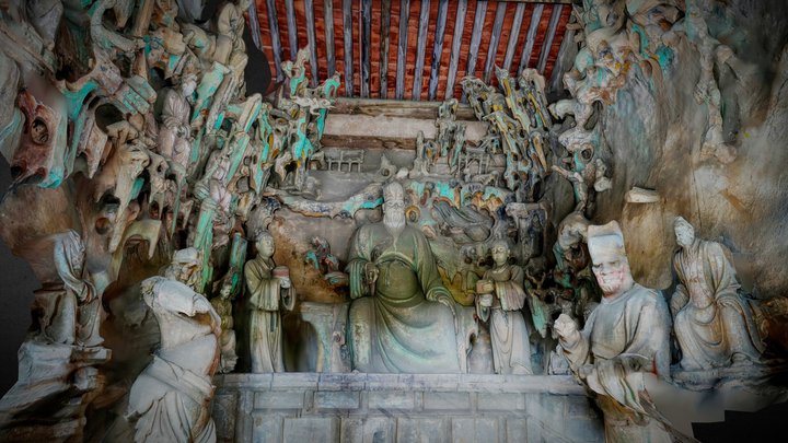 双林寺 土地庙 3D Model