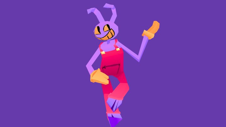 low poly jax - the amazing digital circus 3D Model